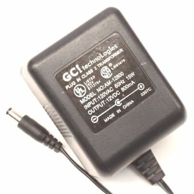 NEW GCI AM-12800 AC Power Supply Adapter Charger 12VDC 800mA - Click Image to Close